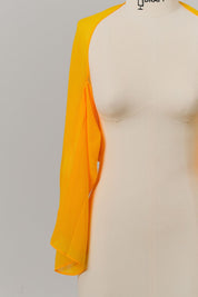 Echarpe Casaco Amarelo Manga