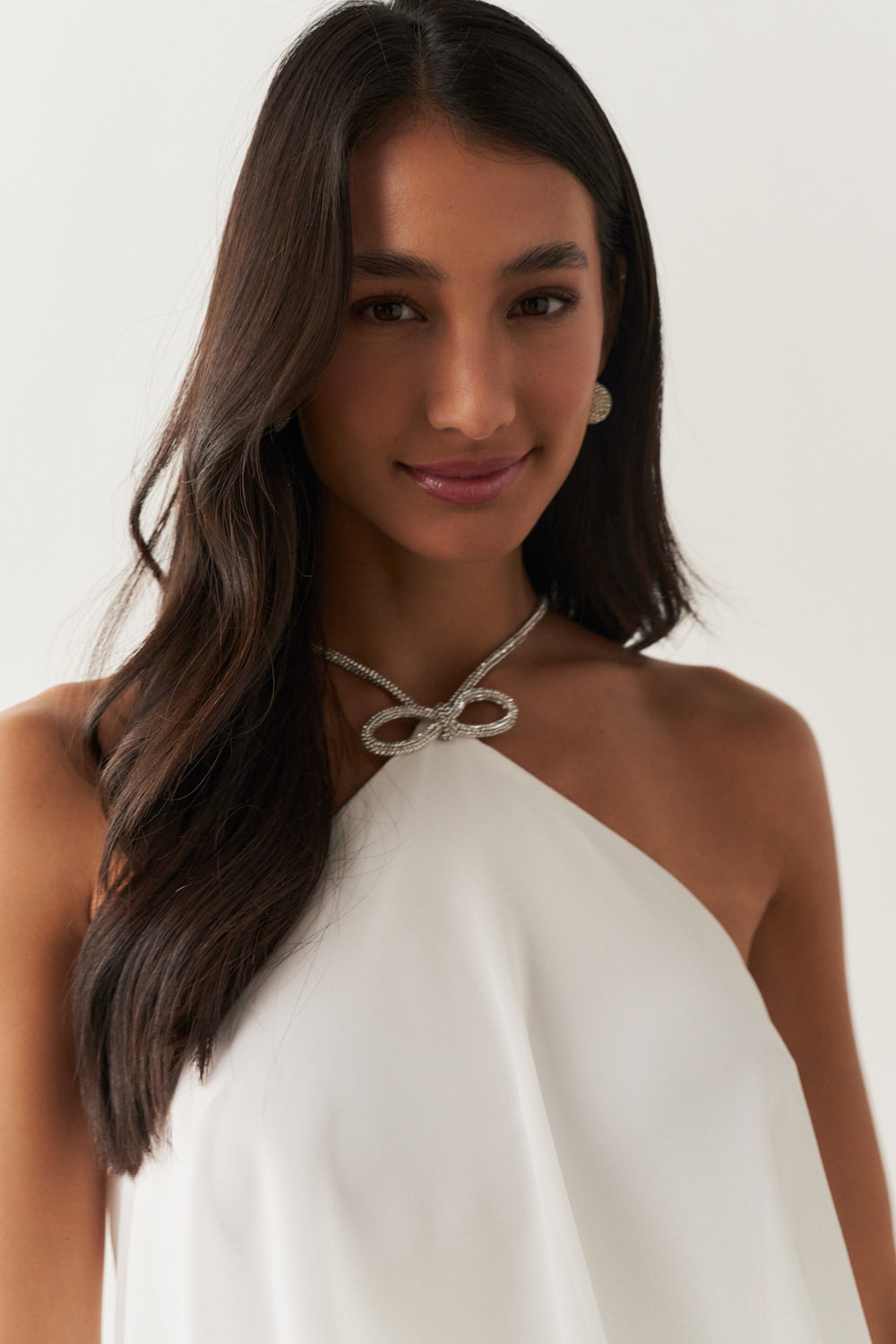 Vestido de Festa Longo em Camadas - Barcelona Off White