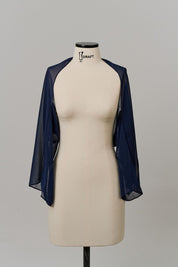 Echarpe Casaco Azul Marinho