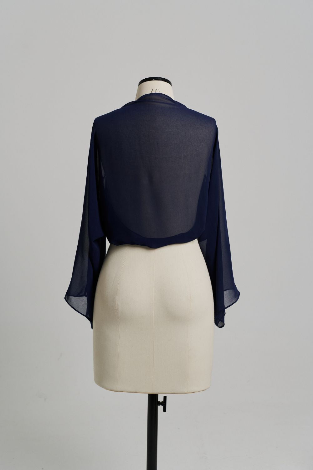 Echarpe Casaco Azul Marinho