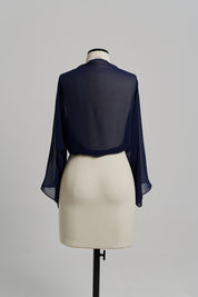 Echarpe Casaco Azul Marinho