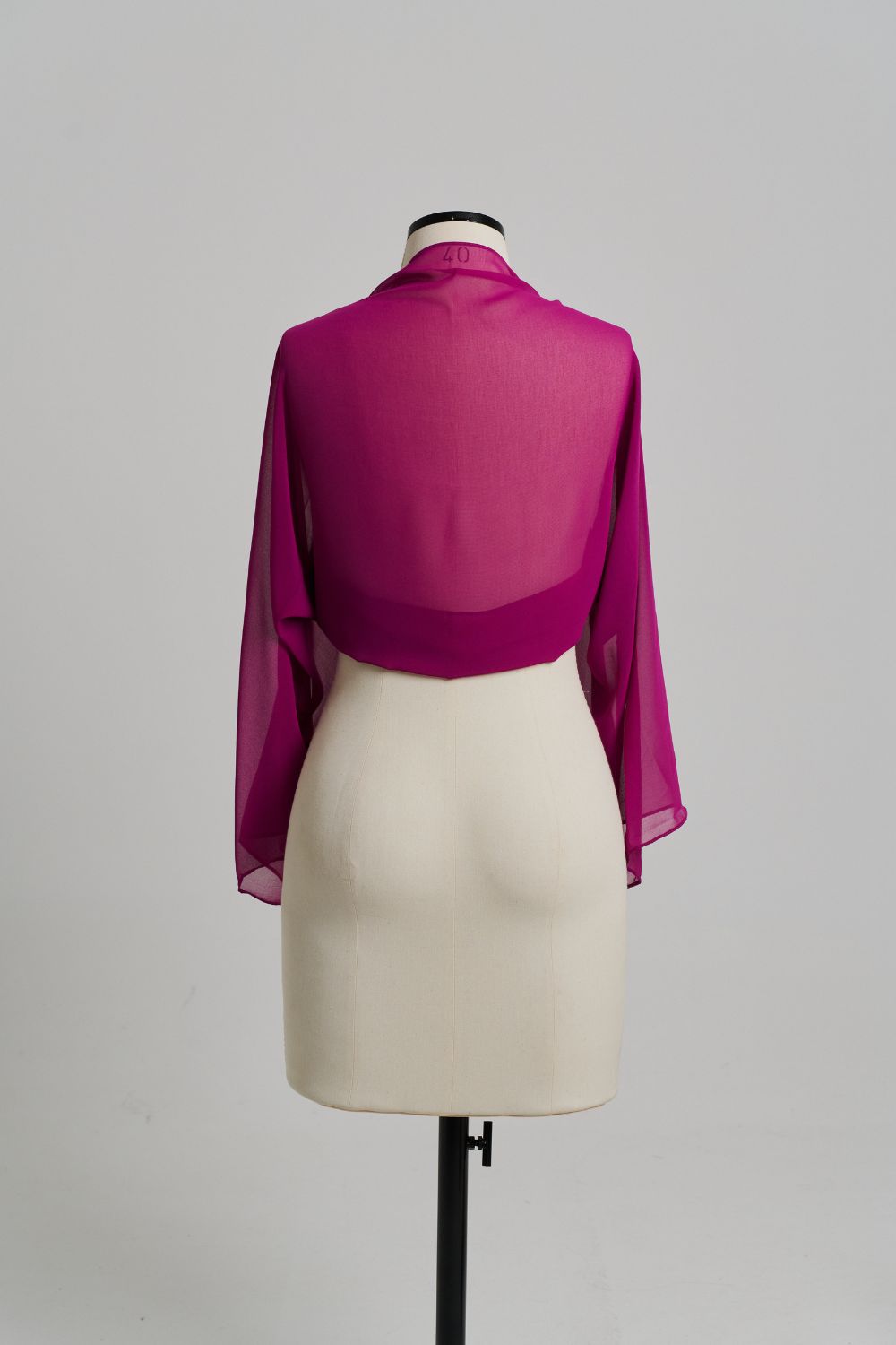 Echarpe Casaco Fúcsia