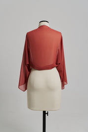 Echarpe Casaco Terracota