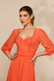 Vestido de Festa Longo -  Daiane Coral